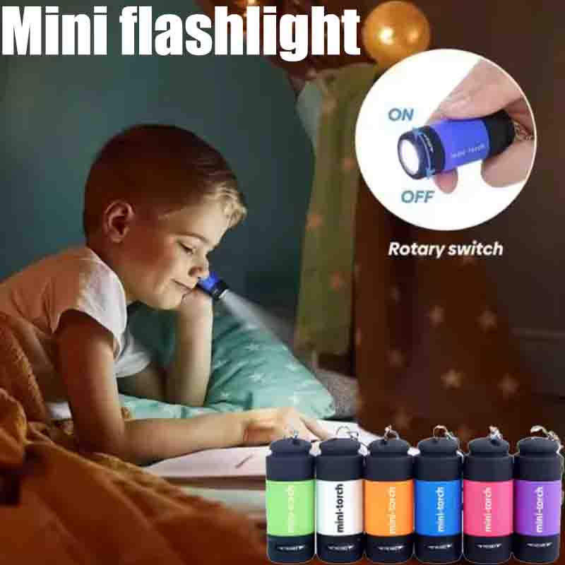 Outdoor Lighting Nearby - USB Rechargeable Camping Mini Flashlight Strong