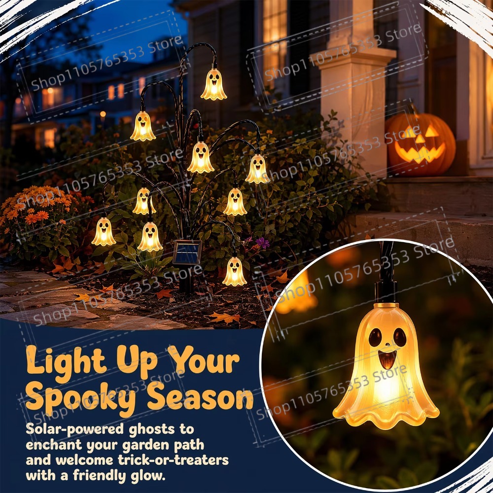Outdoor Lighting Tree - Halloween Solar Lantern Outdoor Garden Stake