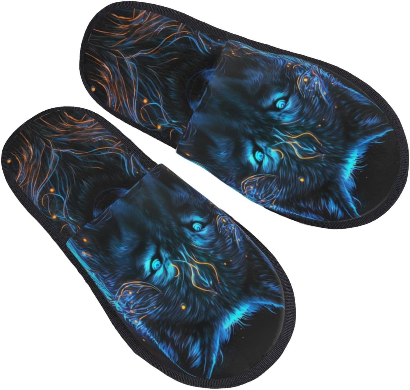 Cool Blue Light Wolf Print Wom - огляд і ціна Outdoor Lighting On House