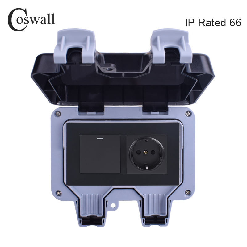 Coswall IP66 Weatherproof Wate - огляд і ціна Outdoor Lighting Switch