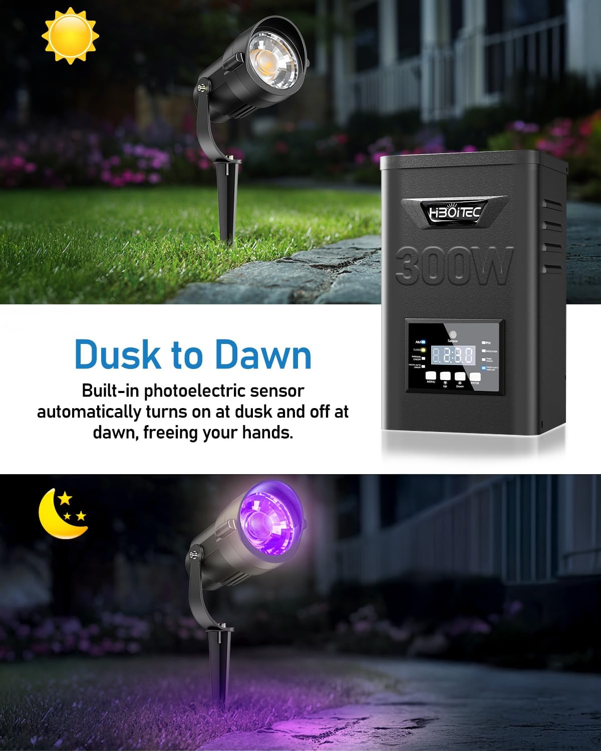 HIBOITEC 12W RGBCWWW Landscape - огляд і ціна Outdoor Lighting Kits Low Voltage