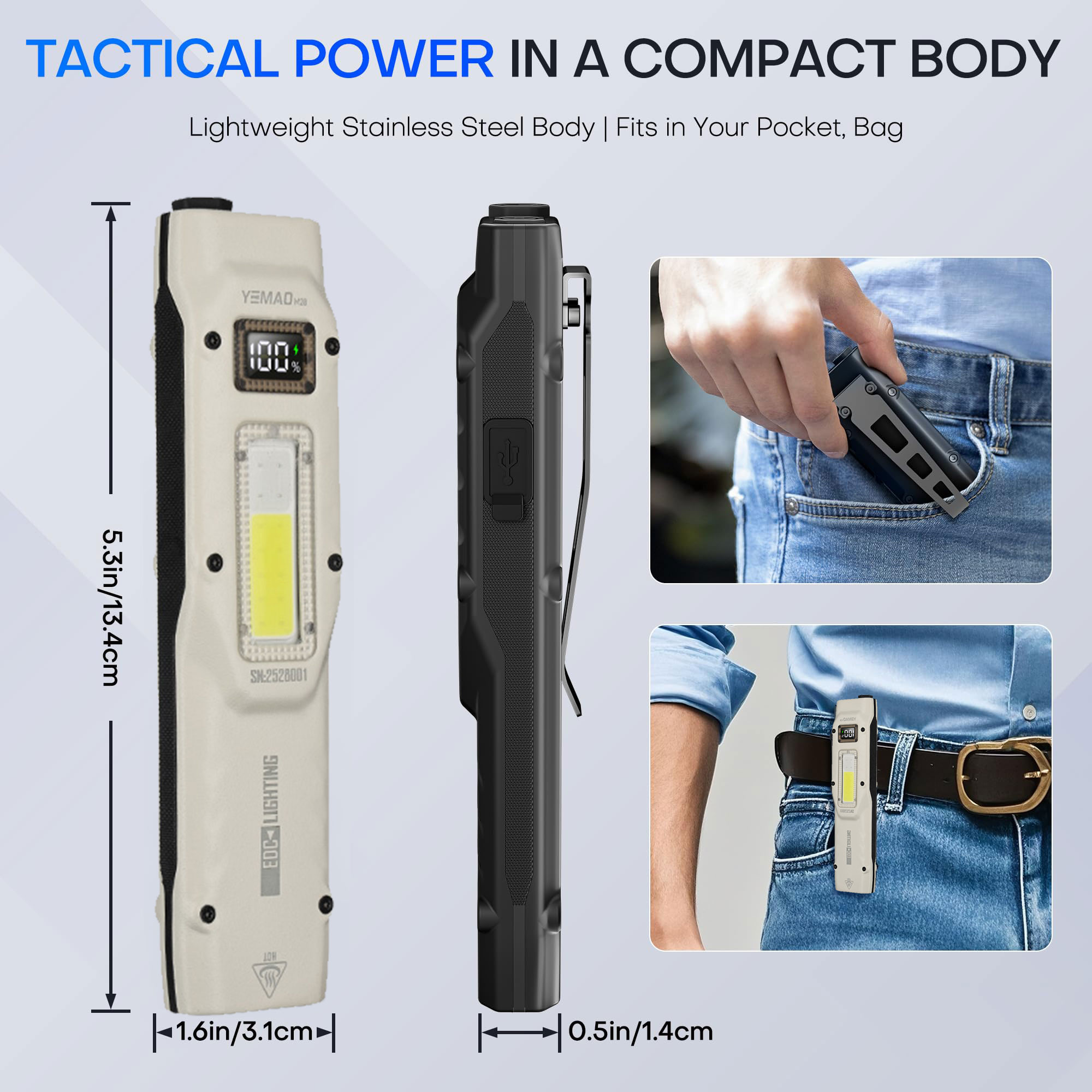 Portable 880LM YEMAO M28 Ultra - огляд і ціна Outdoor Lighting Nearby