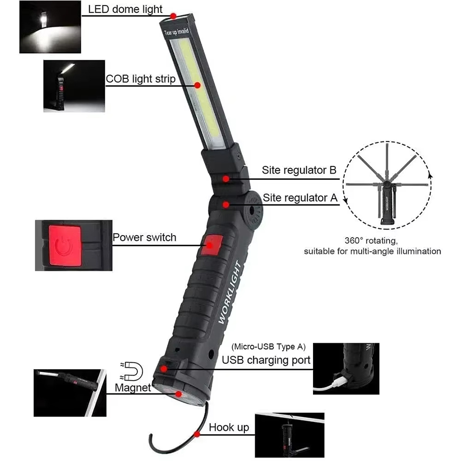 Portable LED Flashlight with M - огляд і ціна Outdoor Lighting Nearby