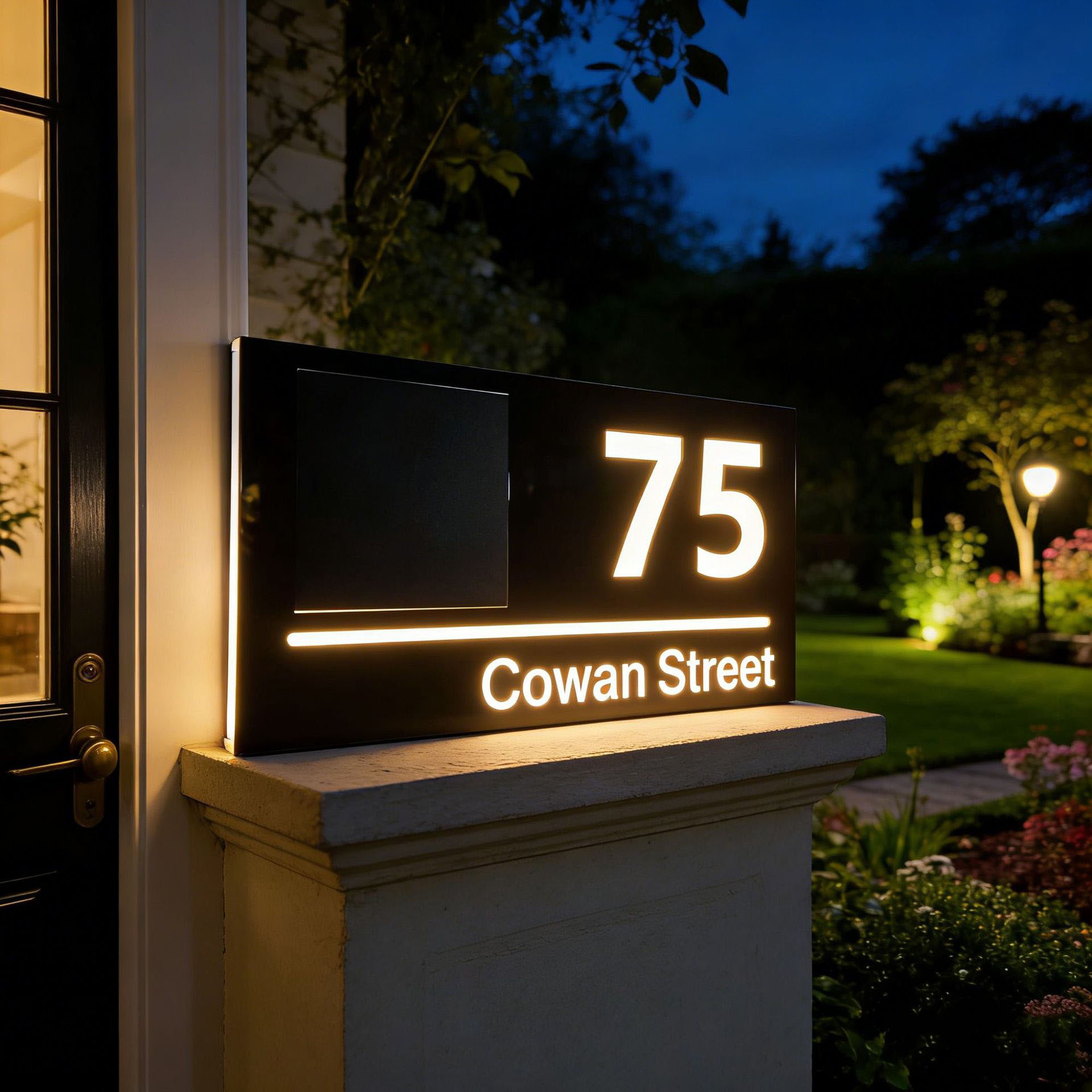Solar House Numbers Personaliz - огляд і ціна Outdoor Lighting On House