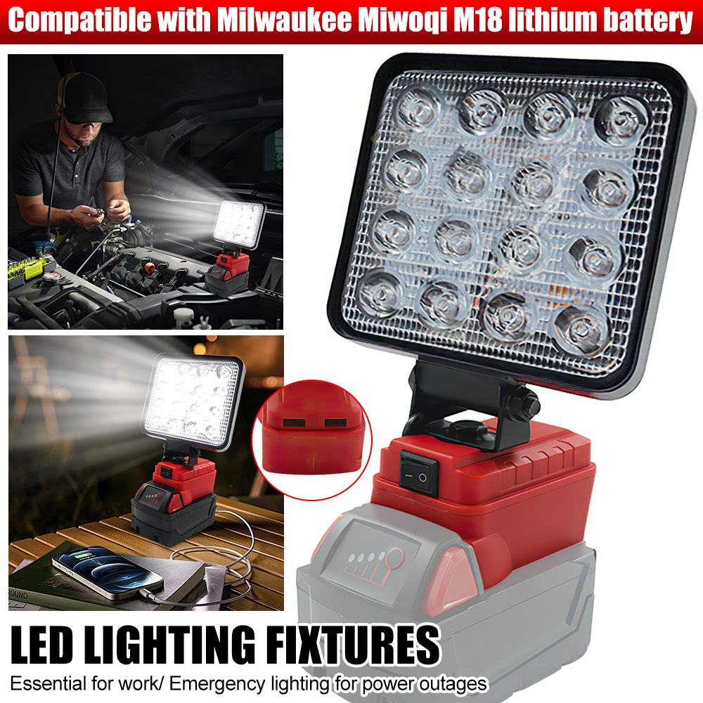 4IN Portable Cordless LED Work - огляд і ціна Outdoor Lighting Milwaukee