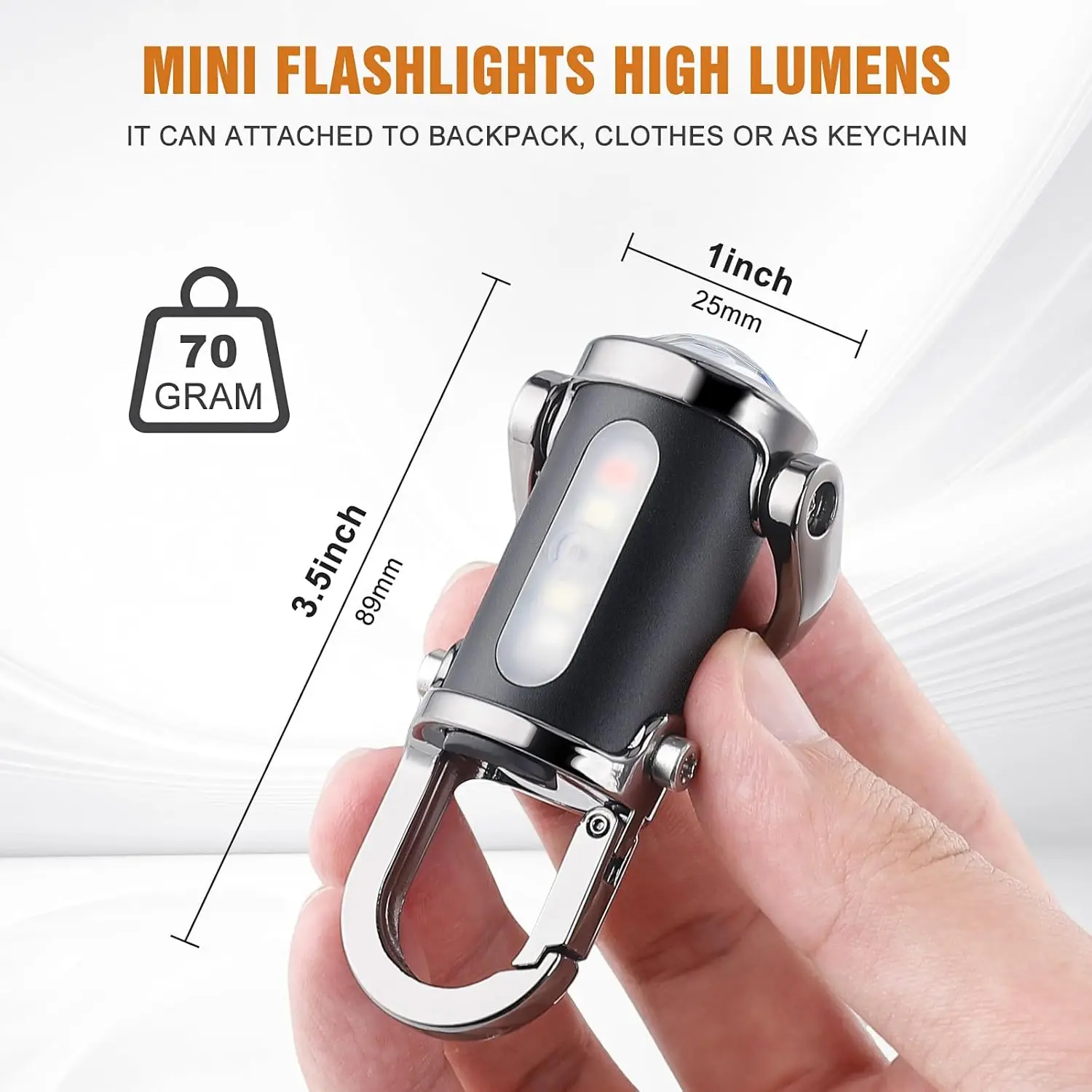 Mini Keychain Flashlight Recha - огляд і ціна Outdoor Lighting Bollards