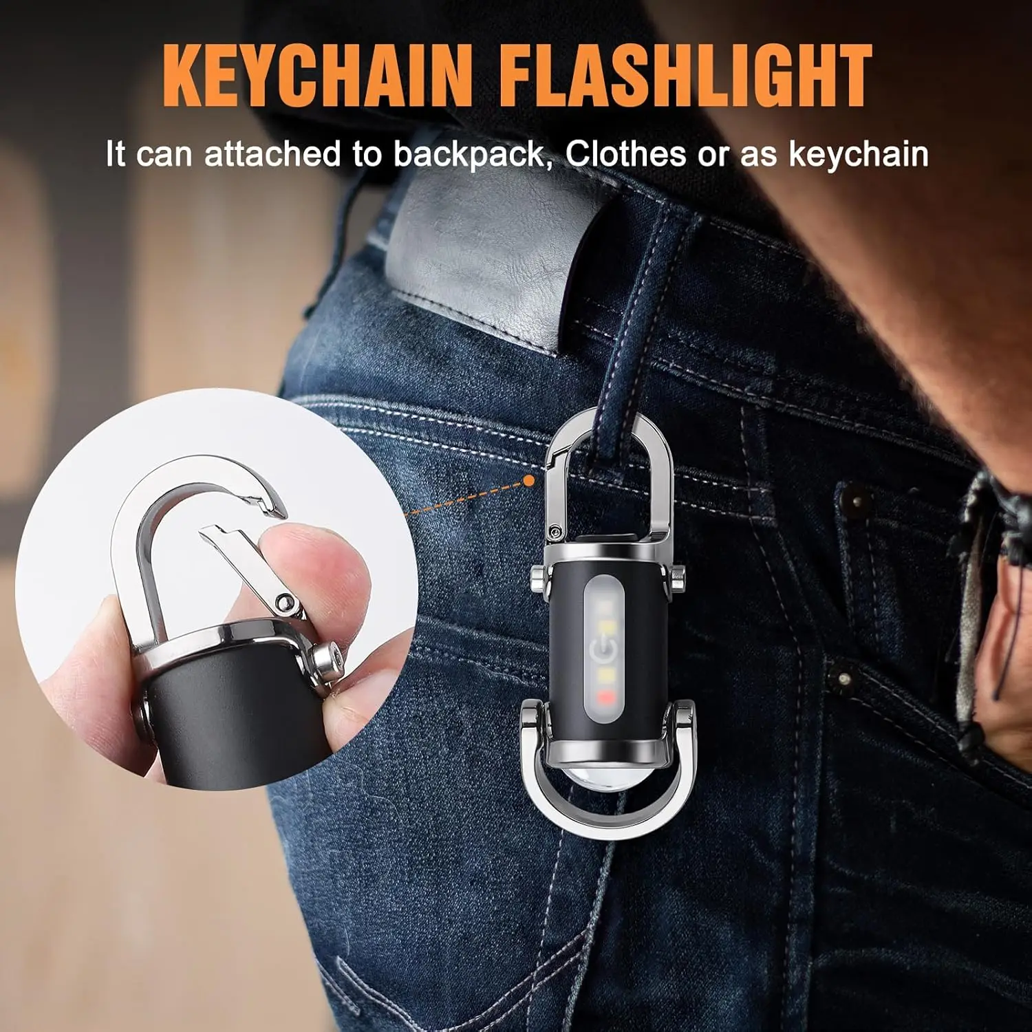 Mini Keychain Flashlight Recha - огляд і ціна Outdoor Lighting Bollards