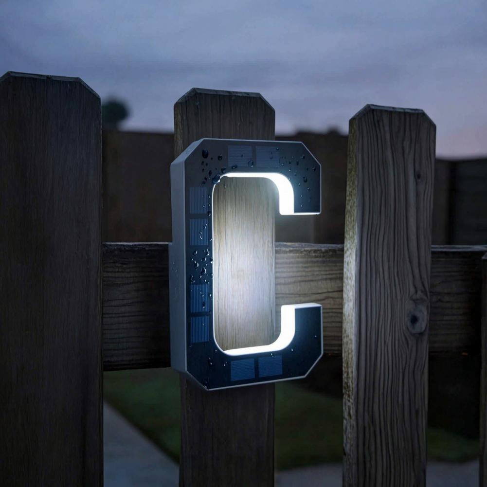 Solar Address Number Sign, LED - огляд і ціна Outdoor Lighting On House