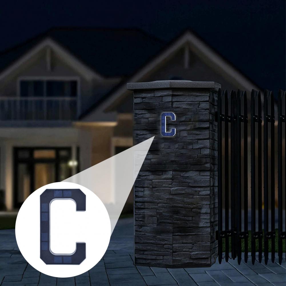 Solar Address Number Sign, LED - огляд і ціна Outdoor Lighting On House