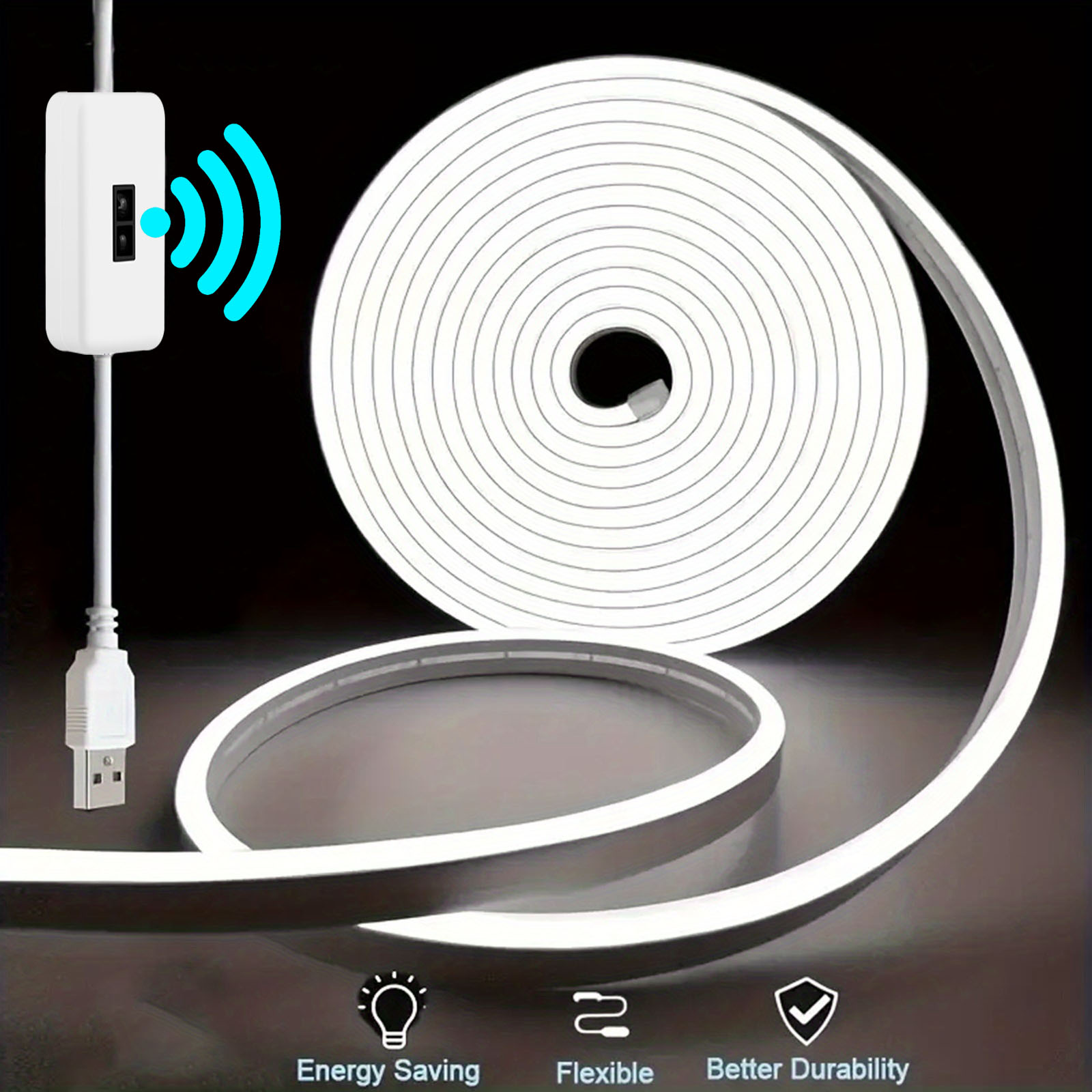 Motion Sensor Neon LED Light S - огляд і ціна Outdoor Lighting On House