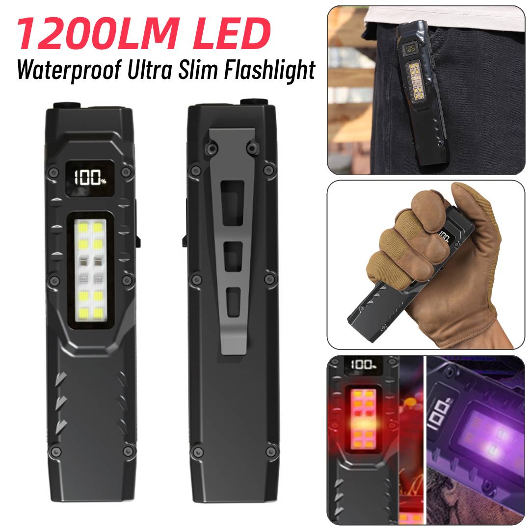 LED Ultra Slim Flashlight with - огляд і ціна Outdoor Lighting Switch