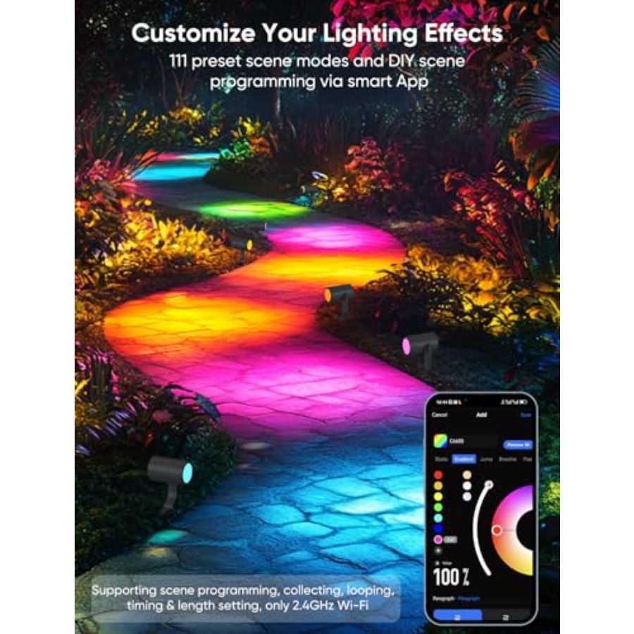 Outdoor Spot Light 00lm Smart  - огляд і ціна Outdoor Lighting Kits Low Voltage