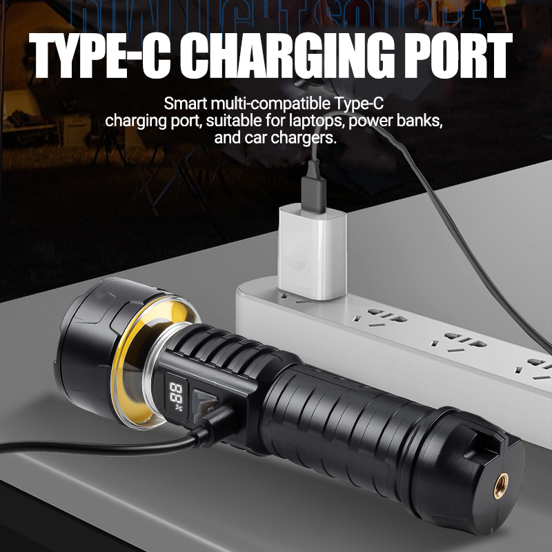 COB LED Flashlight Rechargeabl - огляд і ціна Outdoor Lighting Nearby