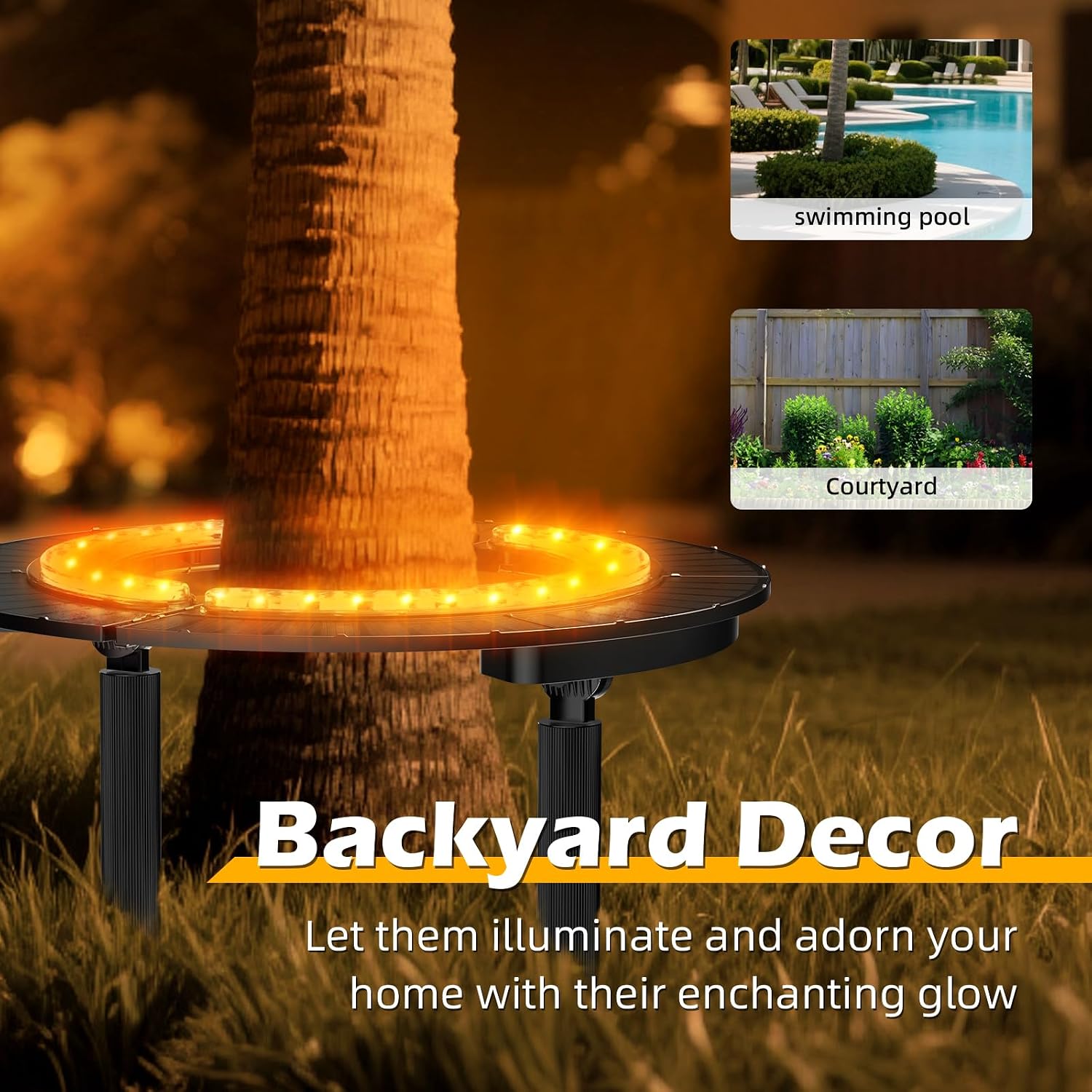 Solar Palm Tree Light Wireless - огляд і ціна Outdoor Lighting Tree