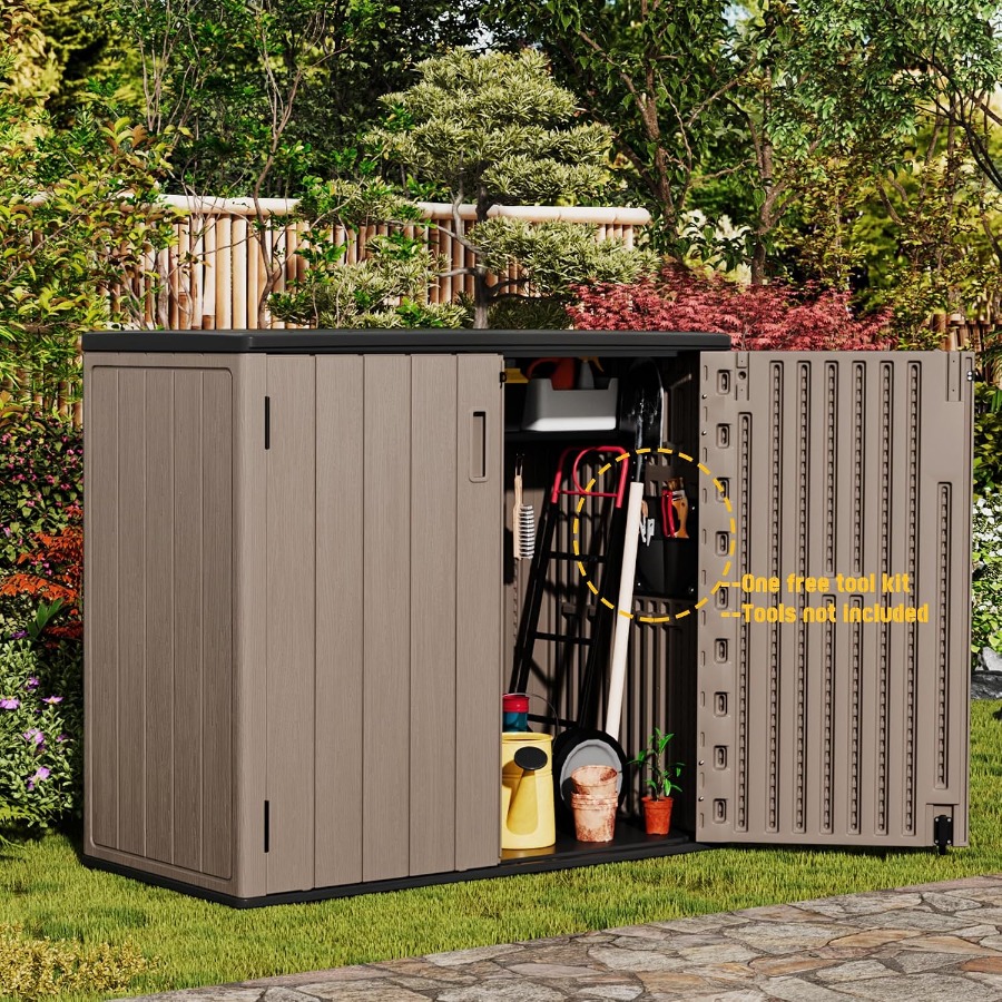 Large Outdoor Storage Box, Res - огляд і ціна Outdoor Lighting Garage