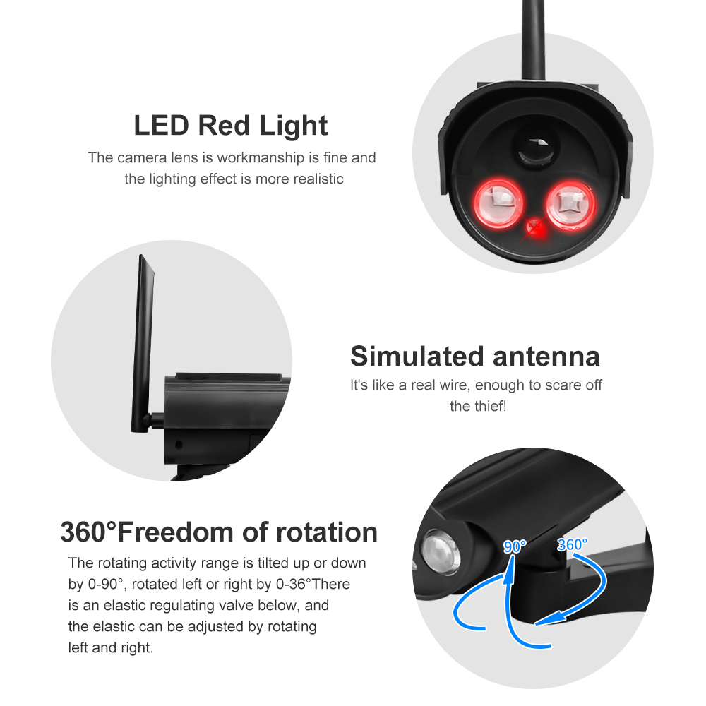 Outdoor Solar Simulation Camer - огляд і ціна Outdoor Lighting On House