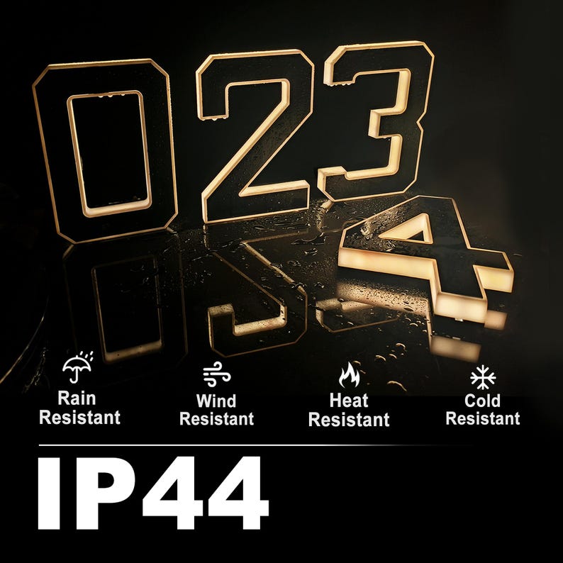 Solar LED House Number Sign Wa - огляд і ціна Outdoor Lighting On House