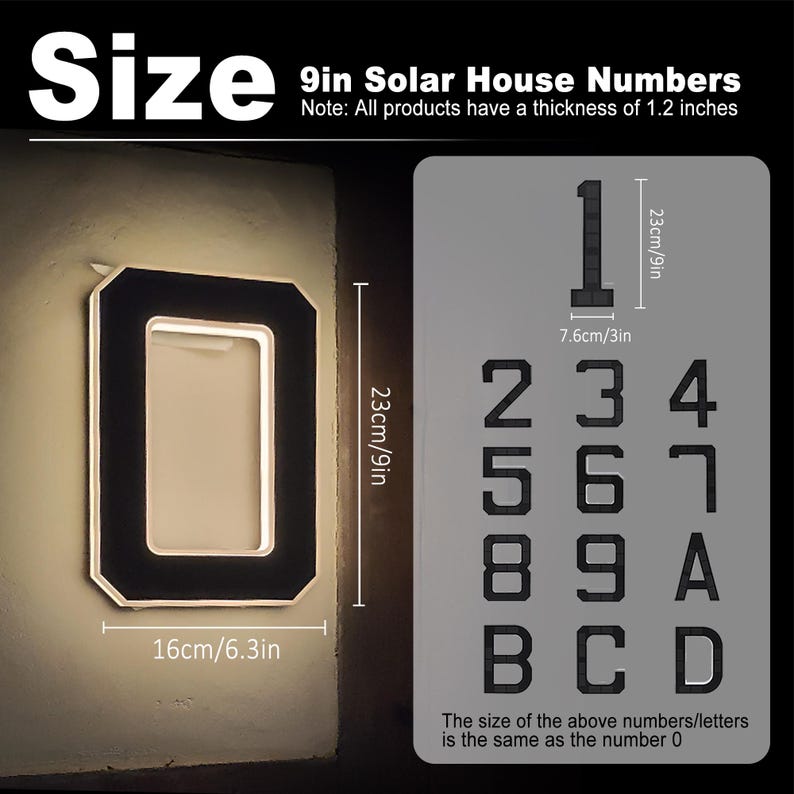 Solar LED House Number Sign Wa - огляд і ціна Outdoor Lighting On House