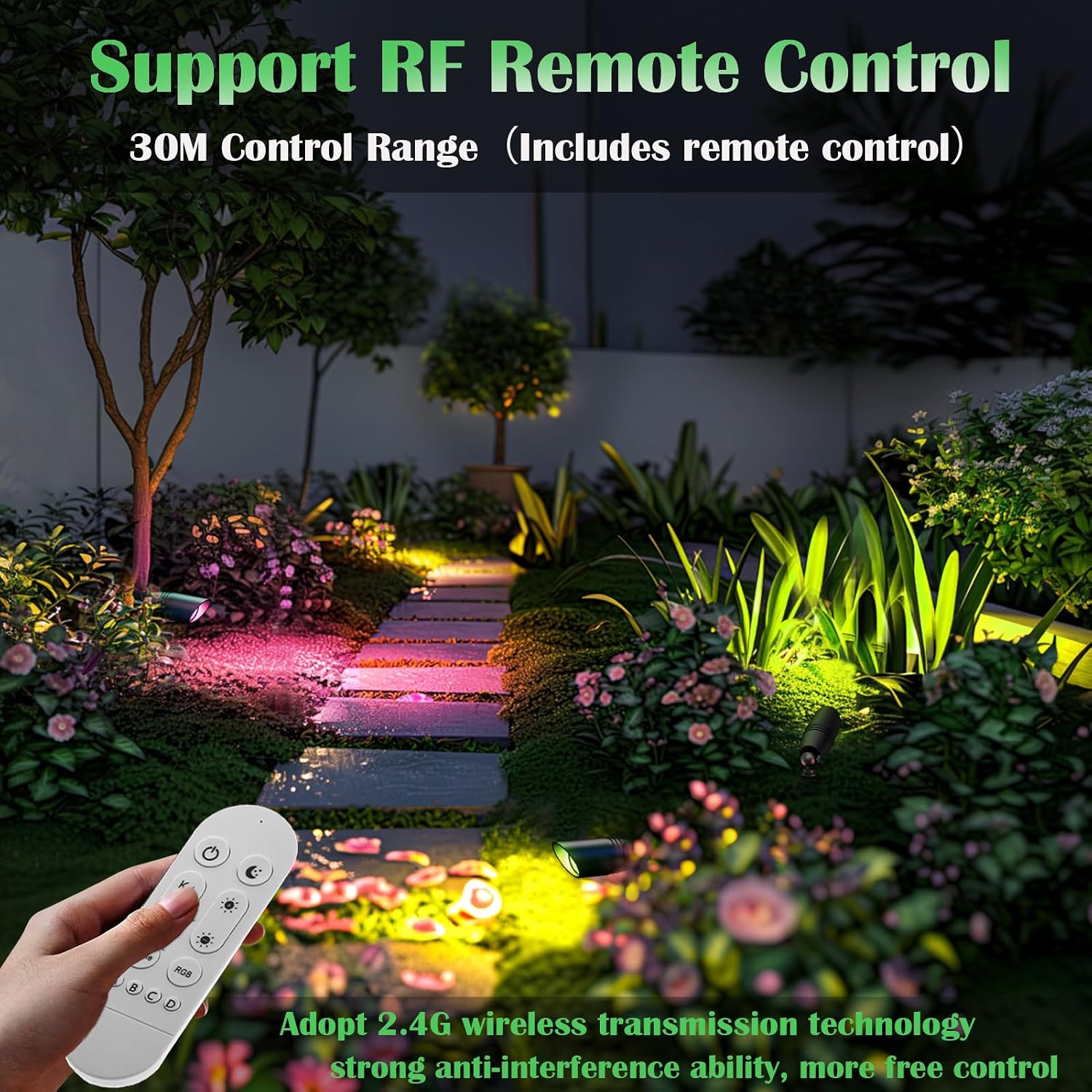 RGB Low Voltage Landscape Ligh - огляд і ціна Outdoor Lighting Kits Low Voltage
