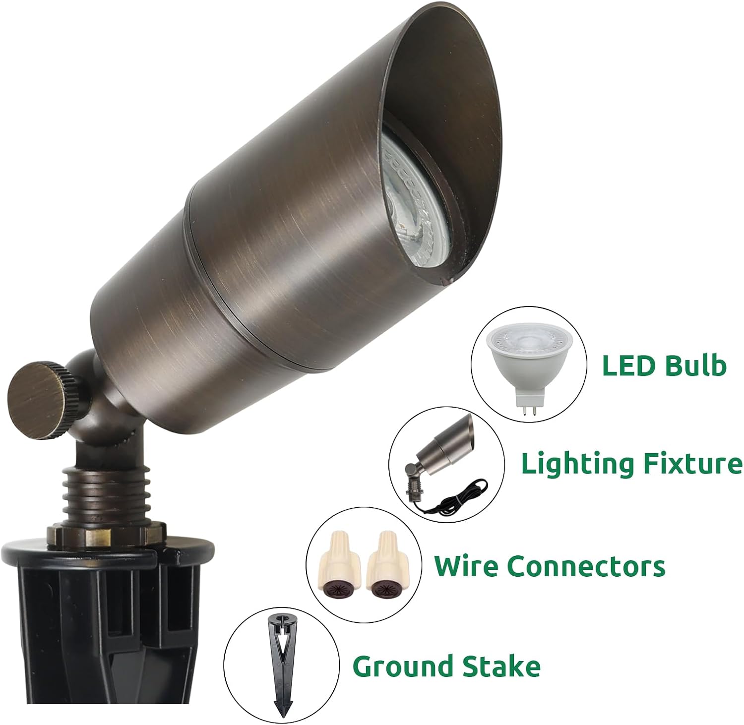 Solid Brass Landscape LED Spot - огляд і ціна Outdoor Lighting Tree
