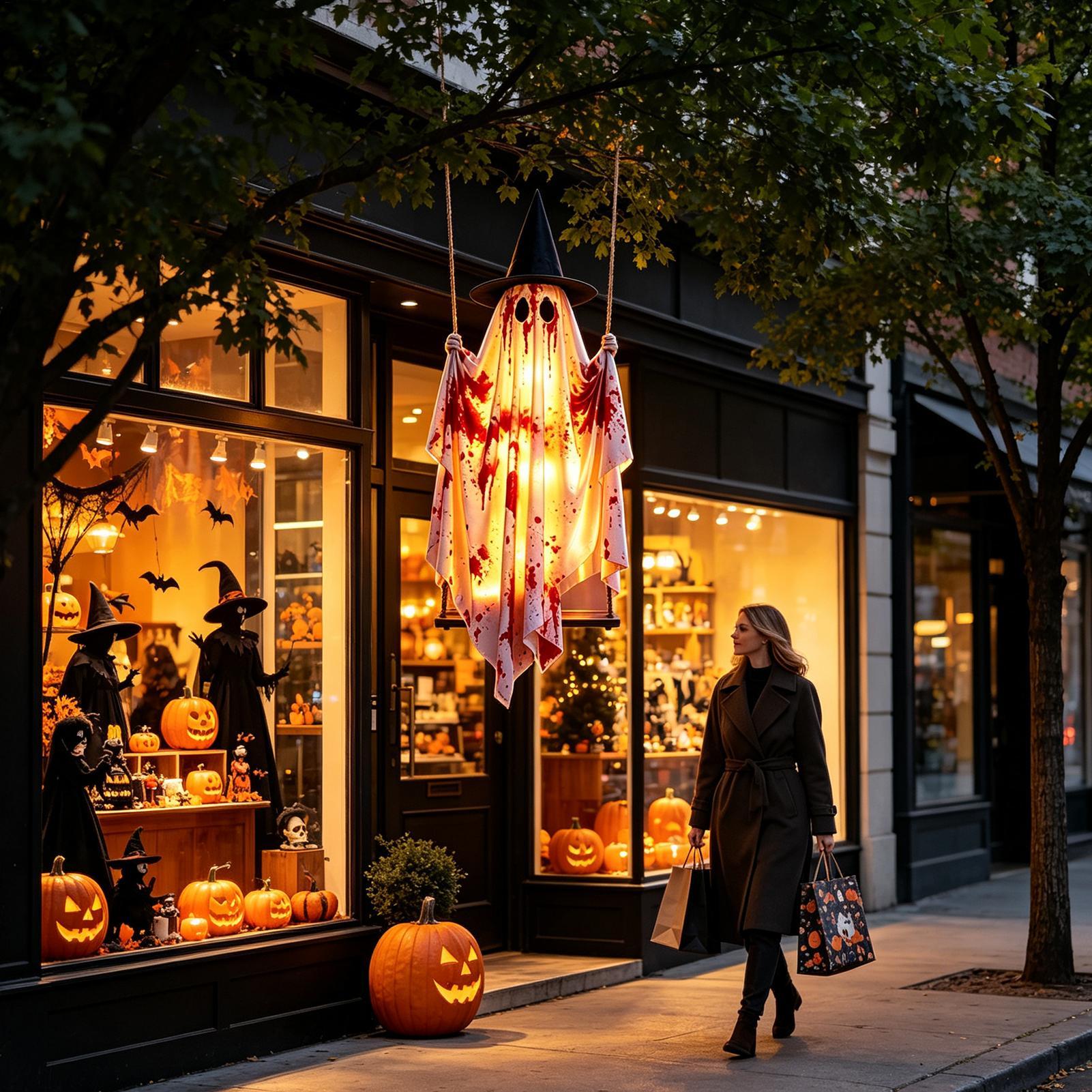 Outdoor Halloween Ghost with R - огляд і ціна Outdoor Lighting Tree
