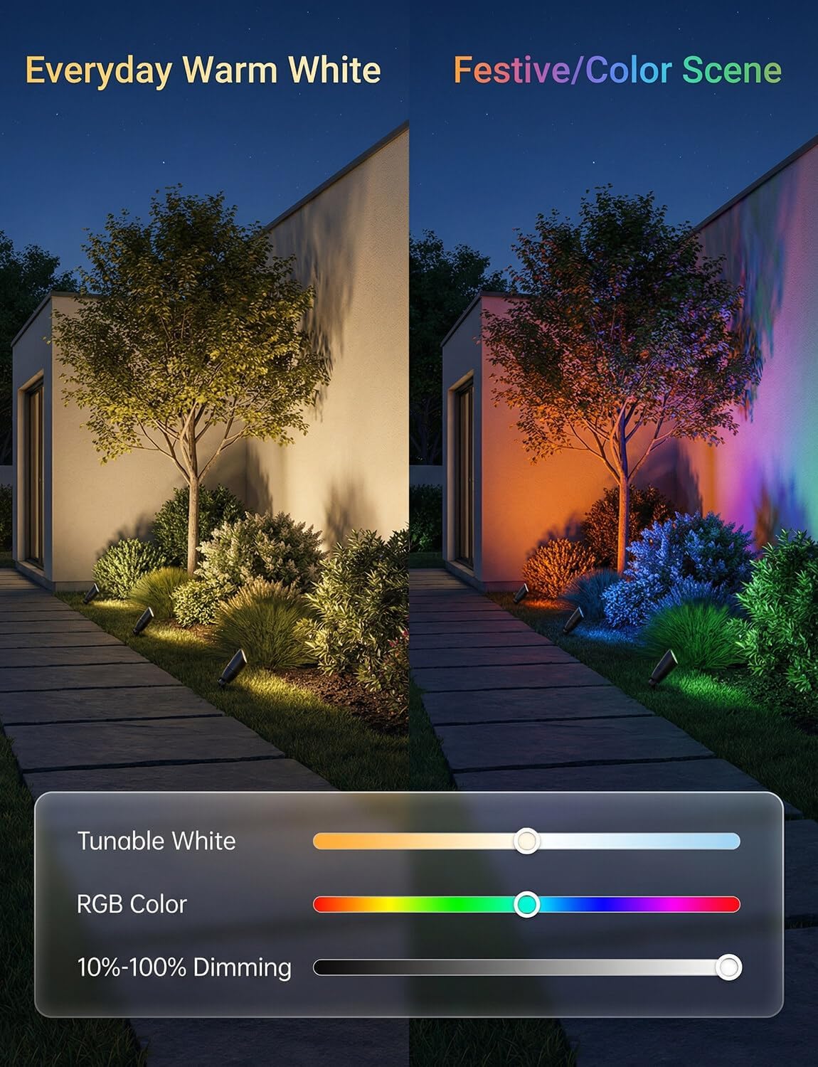 Low Voltage Outdoor RGBCW Land - огляд і ціна Outdoor Lighting Tree