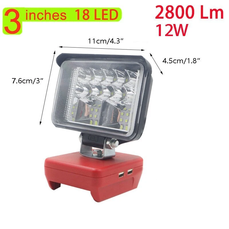 ZWINCKY 12W LED Work Light For - огляд і ціна Outdoor Lighting Milwaukee