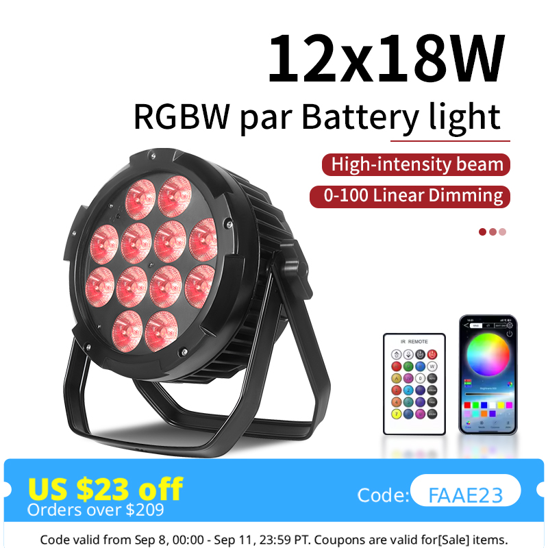 IP65 Waterproof 12X18W 6in1 Ba - огляд і ціна Outdoor Lighting On House