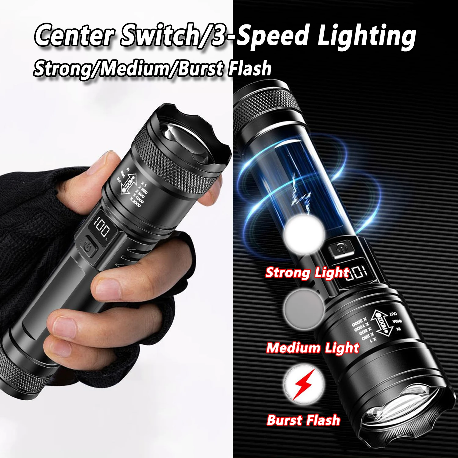 Ultra Bright LED Flashlight 20 - огляд і ціна Outdoor Lighting Bollards