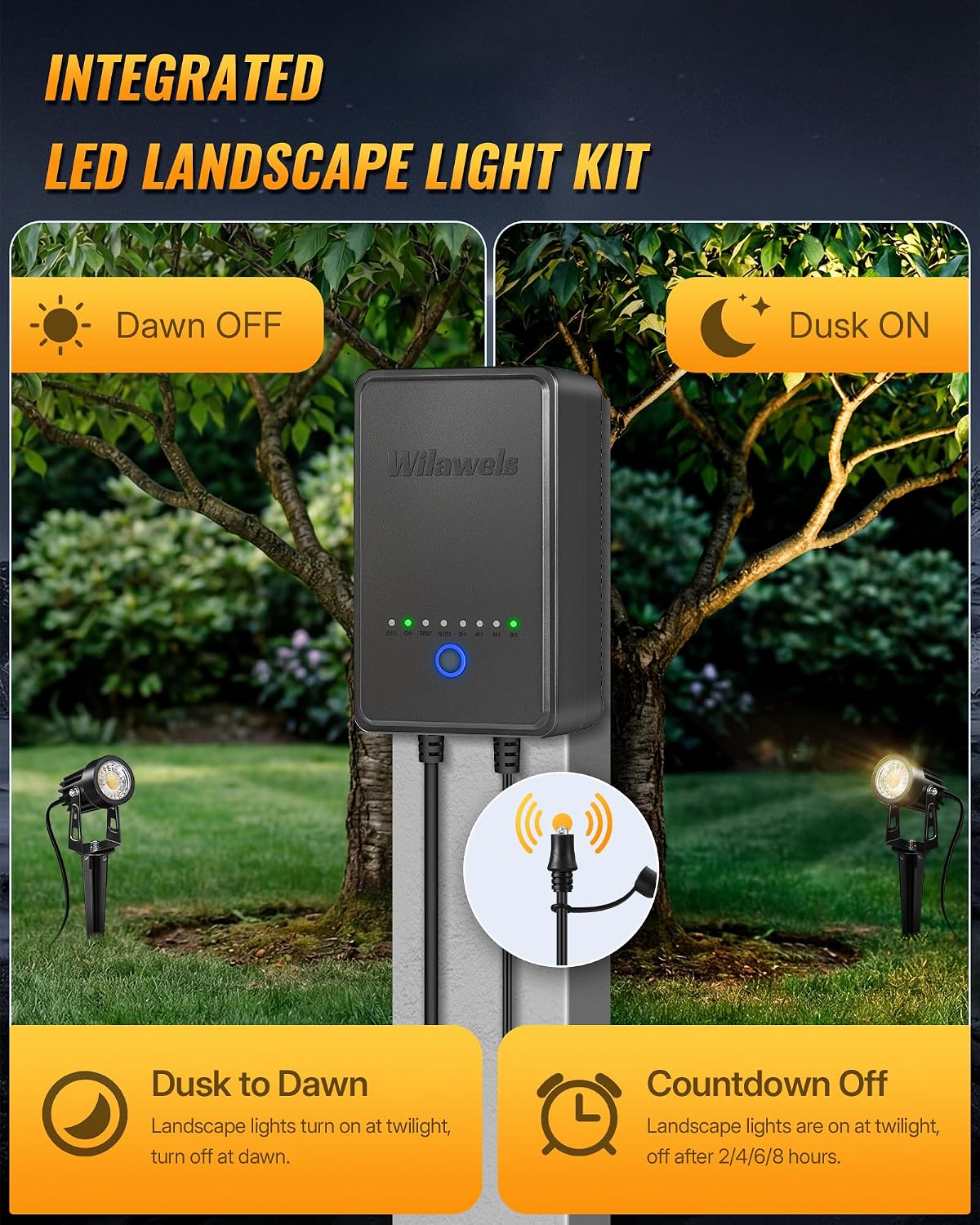 Low Voltage All-in-One LED Lan - огляд і ціна Outdoor Lighting Kits Low Voltage