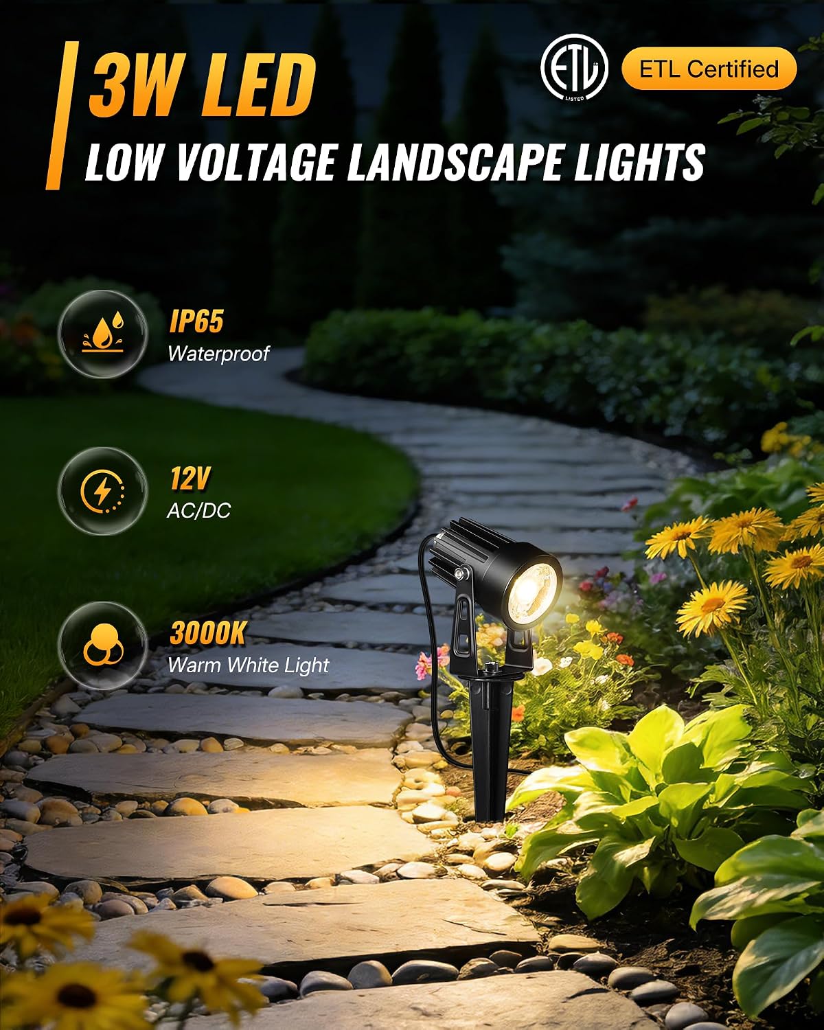 Low Voltage All-in-One LED Lan - огляд і ціна Outdoor Lighting Kits Low Voltage