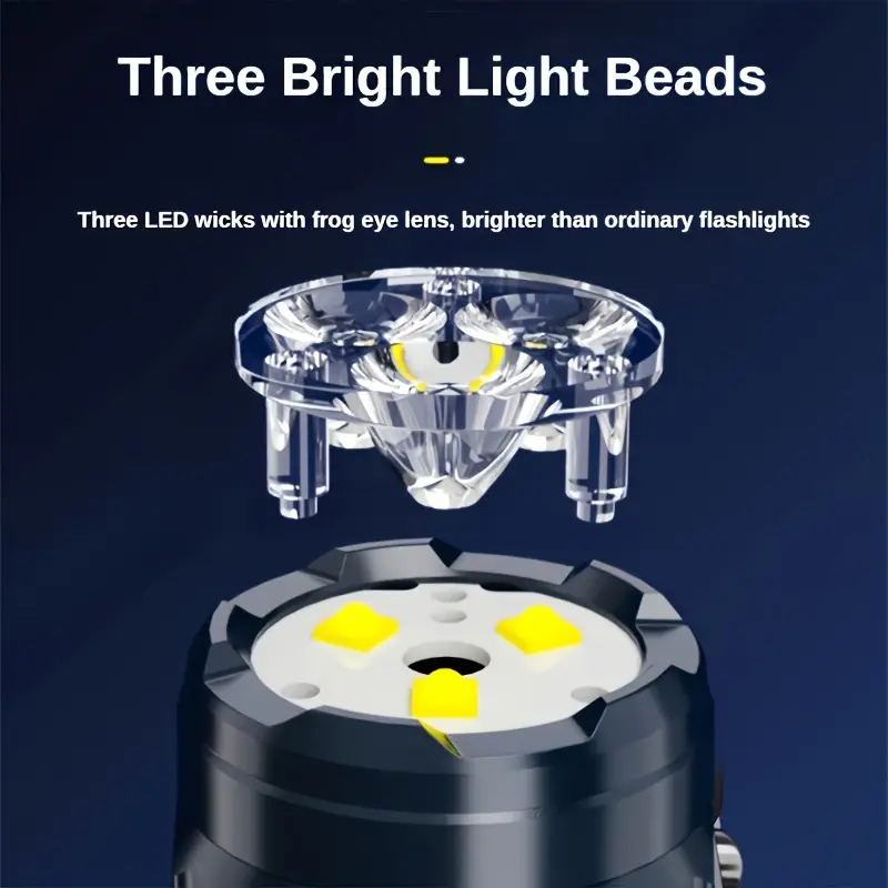 Mini 3LED Flashlight With Pen  - огляд і ціна Outdoor Lighting Bollards