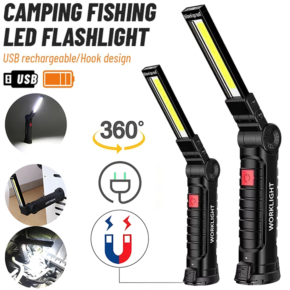 LED COB Flashlight USB Recharg - огляд і ціна Outdoor Lighting Setup