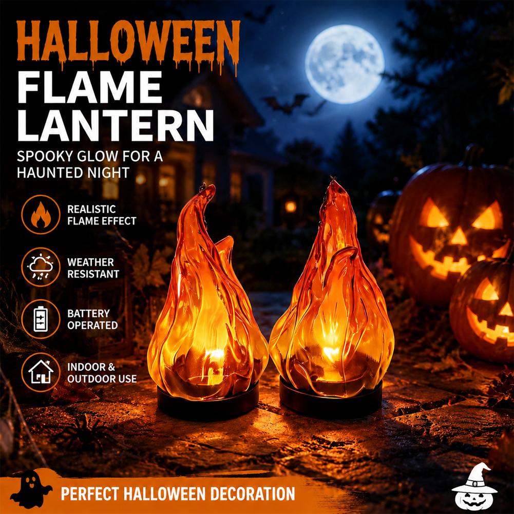 Solar Flame Hanging Lantern Li - огляд і ціна Outdoor Lighting Yard