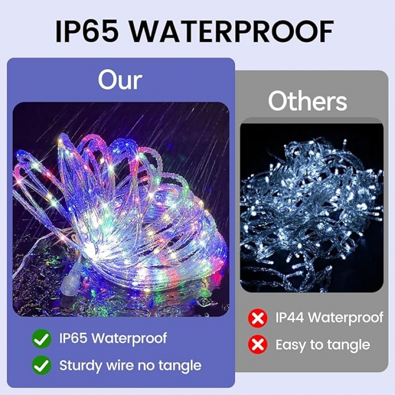 Waterproof Solar LED String Li - огляд і ціна Outdoor Lighting On House