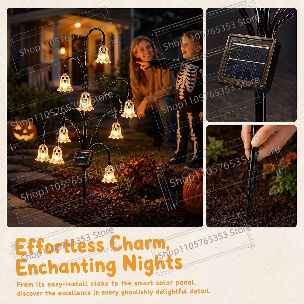 Halloween Solar Lantern Outdoo - огляд і ціна Outdoor Lighting Tree