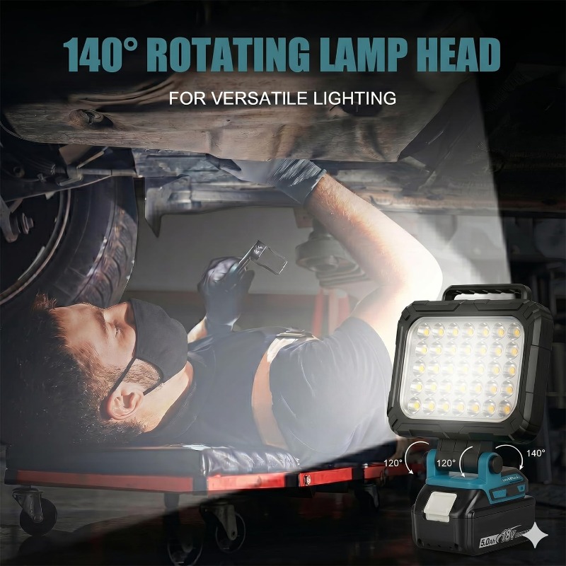Cordless Construction Site Flo - огляд і ціна Outdoor Lighting Milwaukee