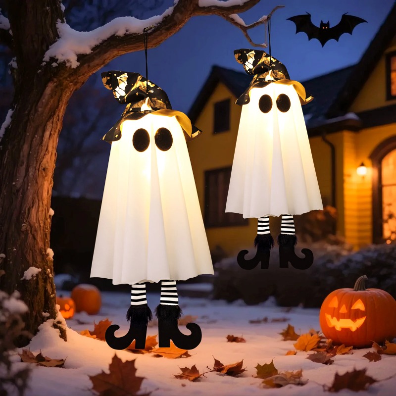 Halloween Hanging Ghost Decora - огляд і ціна Outdoor Lighting Tree