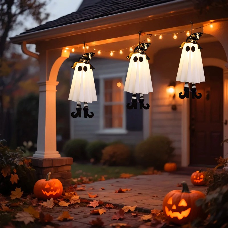 Halloween Hanging Ghost Decora - огляд і ціна Outdoor Lighting Tree
