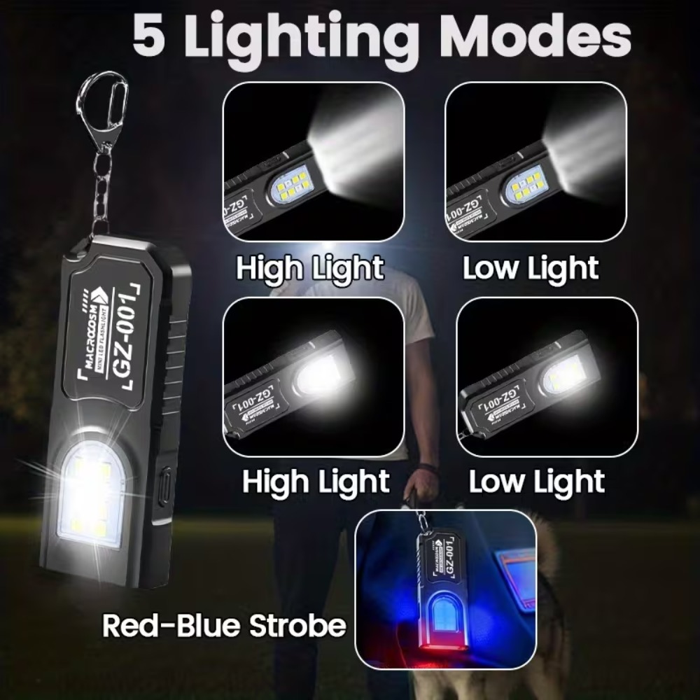 Mini COB LED Keychain Flashlig - огляд і ціна Outdoor Lighting Bollards