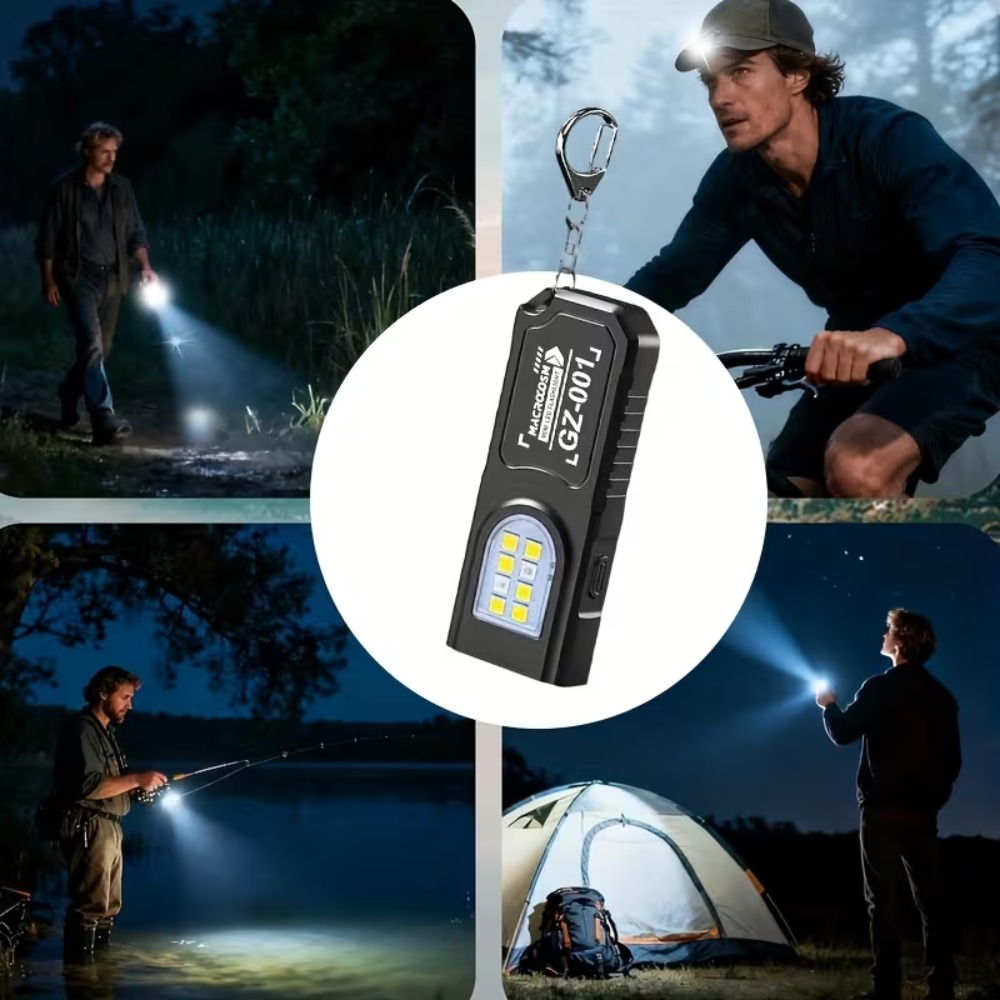 Mini COB LED Keychain Flashlig - огляд і ціна Outdoor Lighting Bollards
